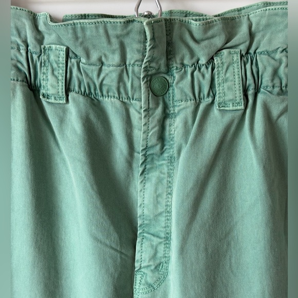 MOTHER The YOYO Ruffle Greaser Ankle Killing Time Deep Sea High-Rise Jeans-29 - Picture 4 of 16